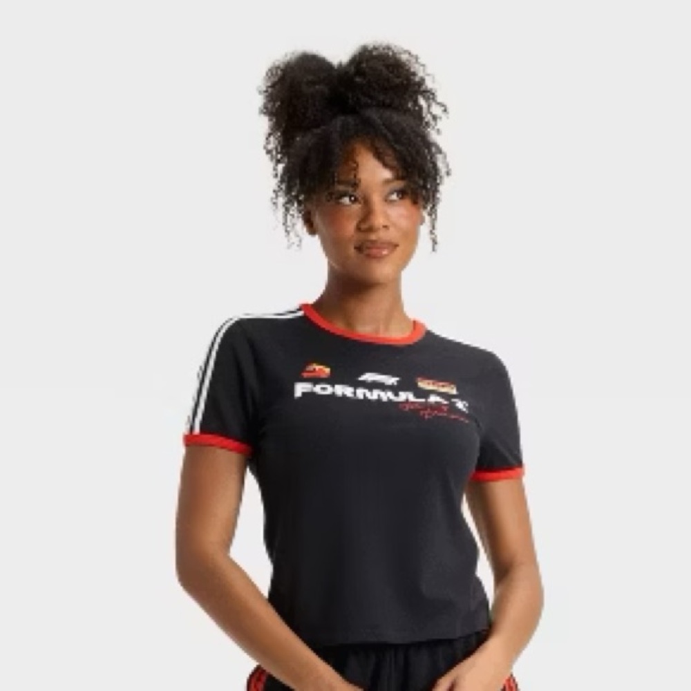 Black Formula 1 Graphic T-Shirt